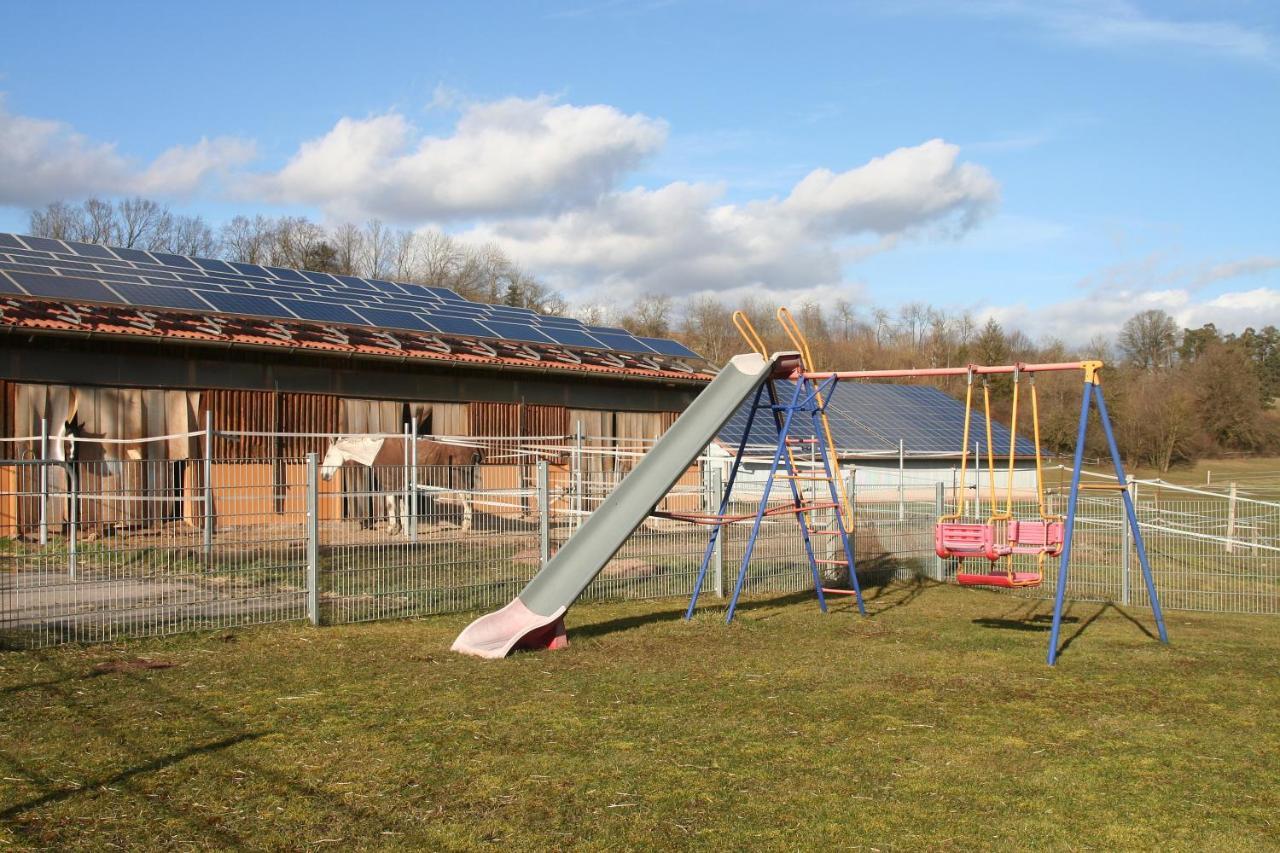 Appartamento Pferdefreunde Loberhof Weihenzell Esterno foto