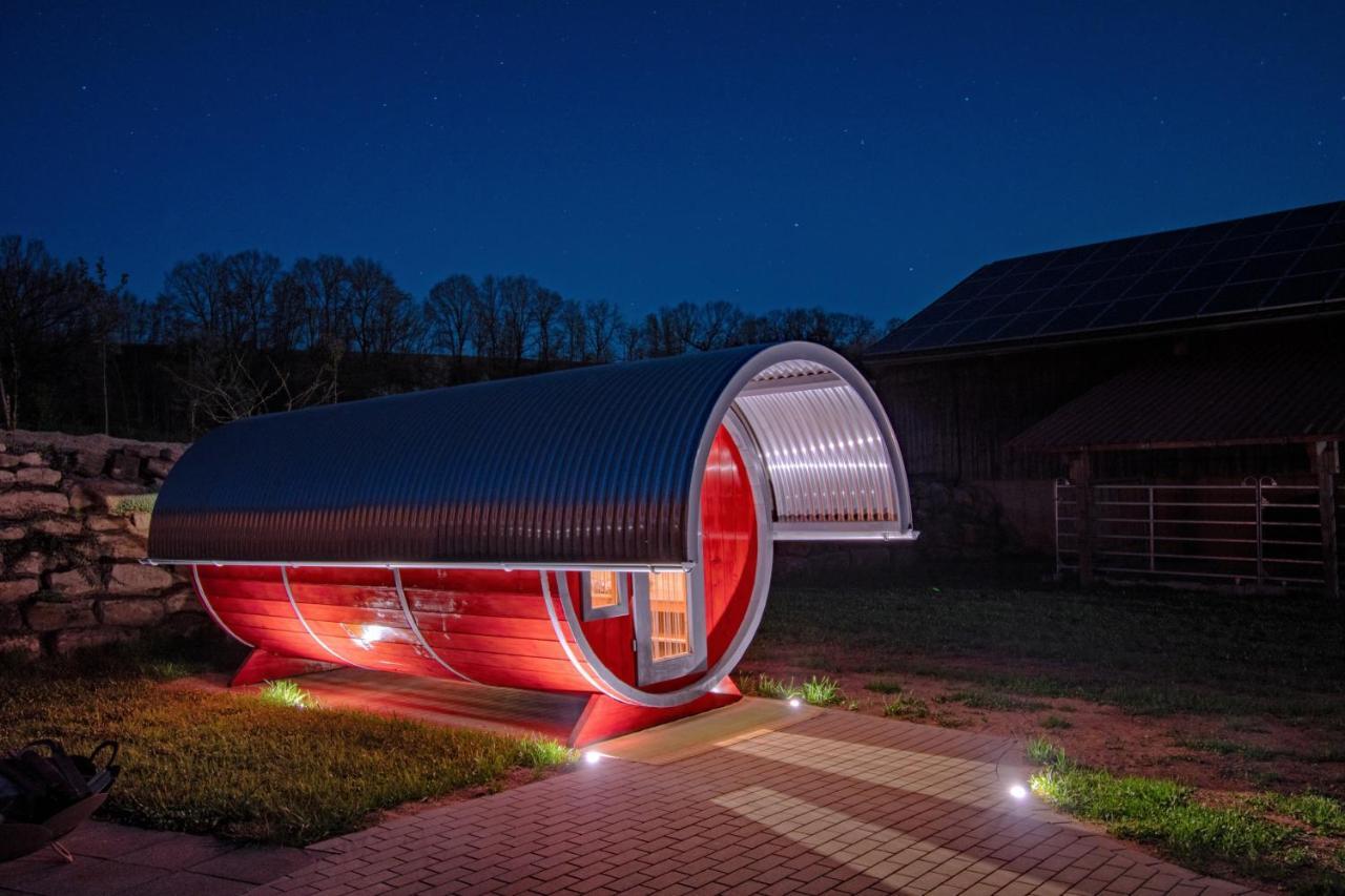 Appartamento Pferdefreunde Loberhof Weihenzell Esterno foto